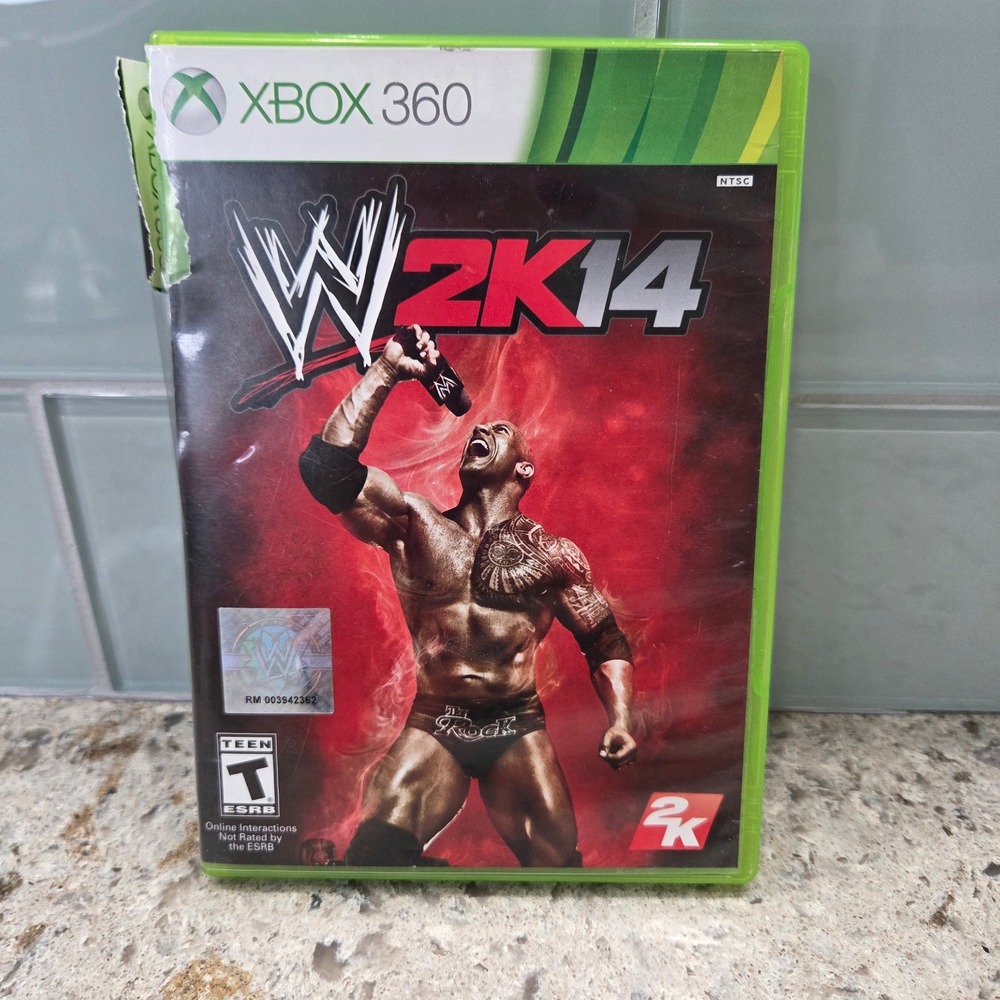 WWE 2K14‎ Xbox 360 Game Wrestling Action Sports The Rock Complete